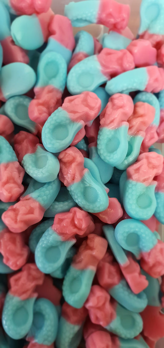 400g or 750g Single Sweet Bag of Vegan Bubblegum Mermaids pick & mix sweets.